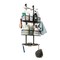 3-Tier Hanging Shower Caddy with 4 Hooks – Rustproof Waterproof Bathroom Organizer, No-Drill Shower Shelf for Shampoo, Soap, Towels